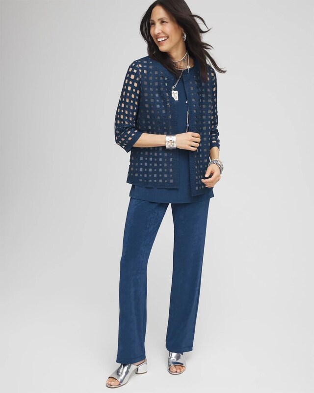Travelers Collection Cutout Crush Jacket - image 2
